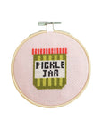Pickle Jar Cross Stitch Kit