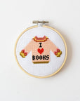 I Love Books Cross Stitch Kit