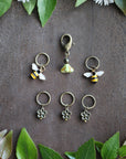 Bee and Bloom Stitch Markers
