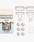 Dungarees Hardware Kit | Silver