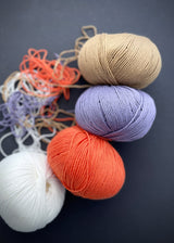 Bio Sesia 5 Organic Cotton Yarn 4ply. Lavender 2859