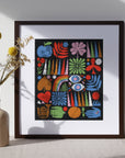 Joyful Grid Cross Stitch Kit