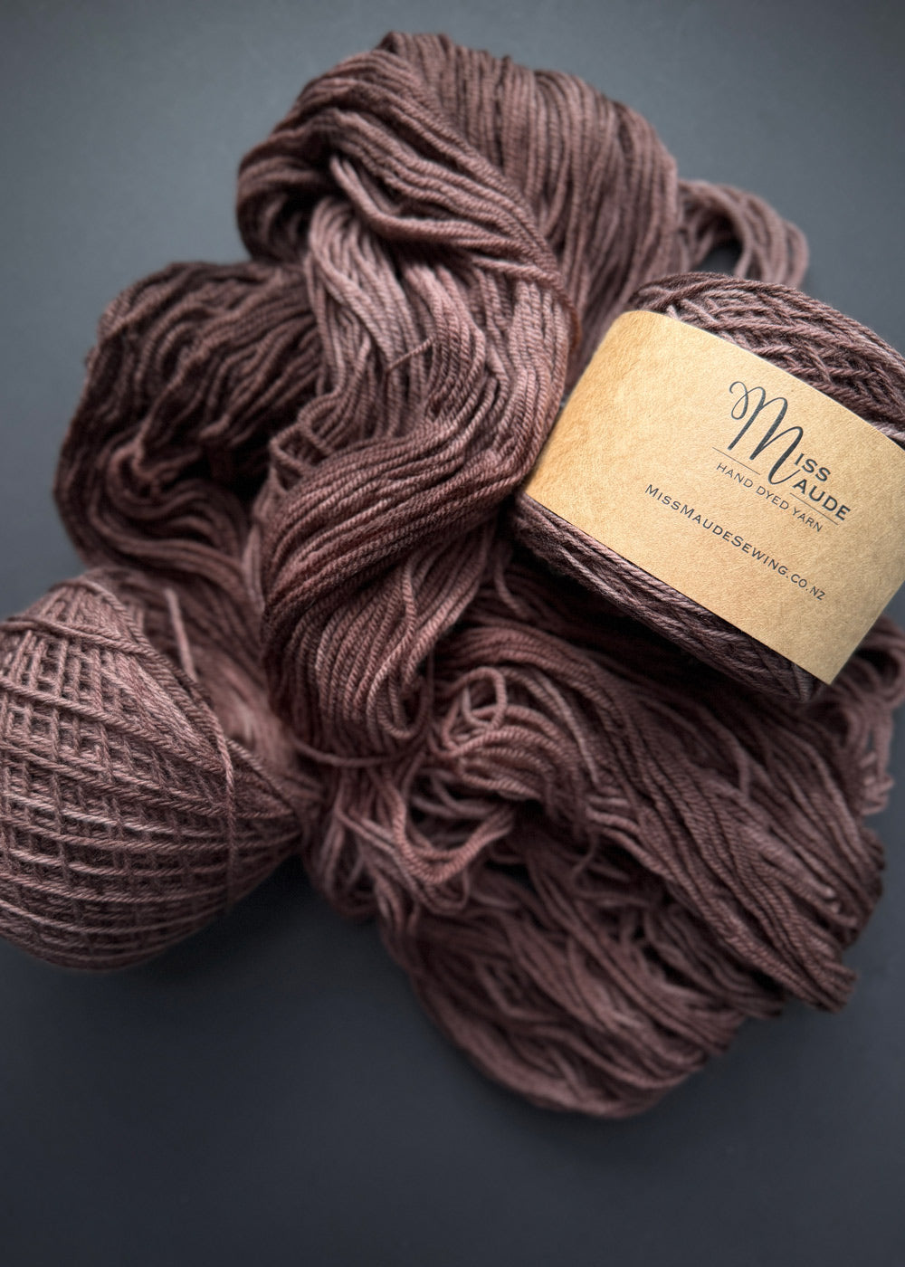 Miss Maude 4ply Merino, Chilli Choc
