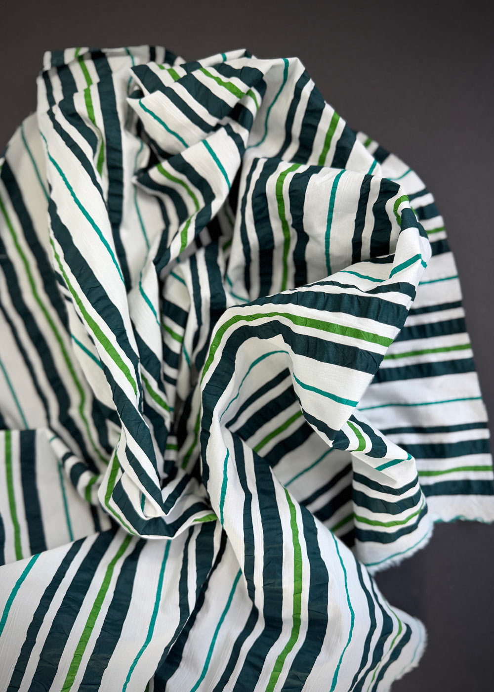 Chrissie - Cotton Textured Stripe