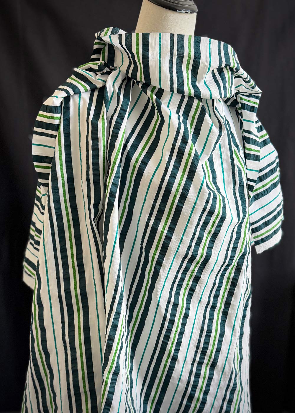 Chrissie - Cotton Textured Stripe