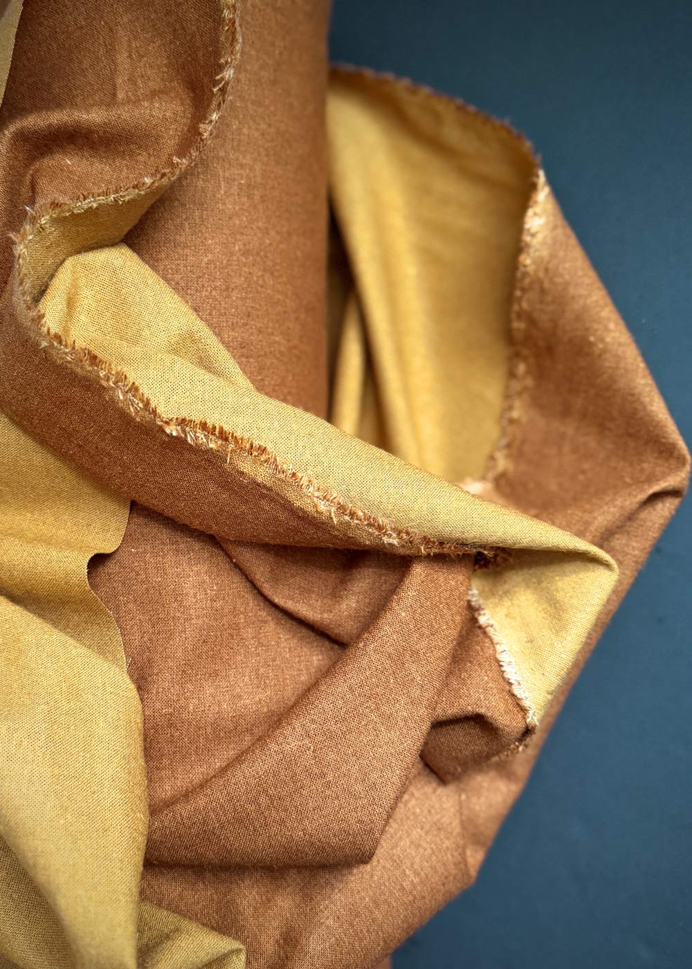 Contraire Rayon Hemp - Sienna on Ochre