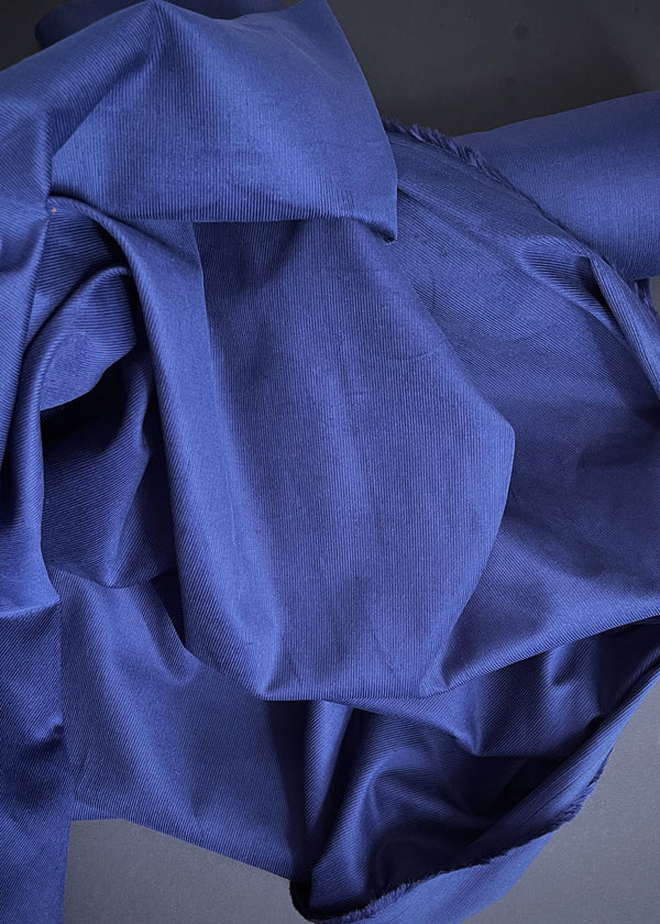 Pinwale Corduroy Fabric - Dark Cobalt