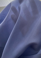 Silk Cotton Voile - Periwinkle Blue