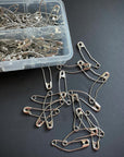 Curved Safety Pins for Quilt Basting