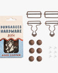 Dungarees Hardware Kit | Aged Copper