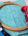 Summer Hummingbird Embroidery Kit