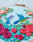Summer Hummingbird Embroidery Kit
