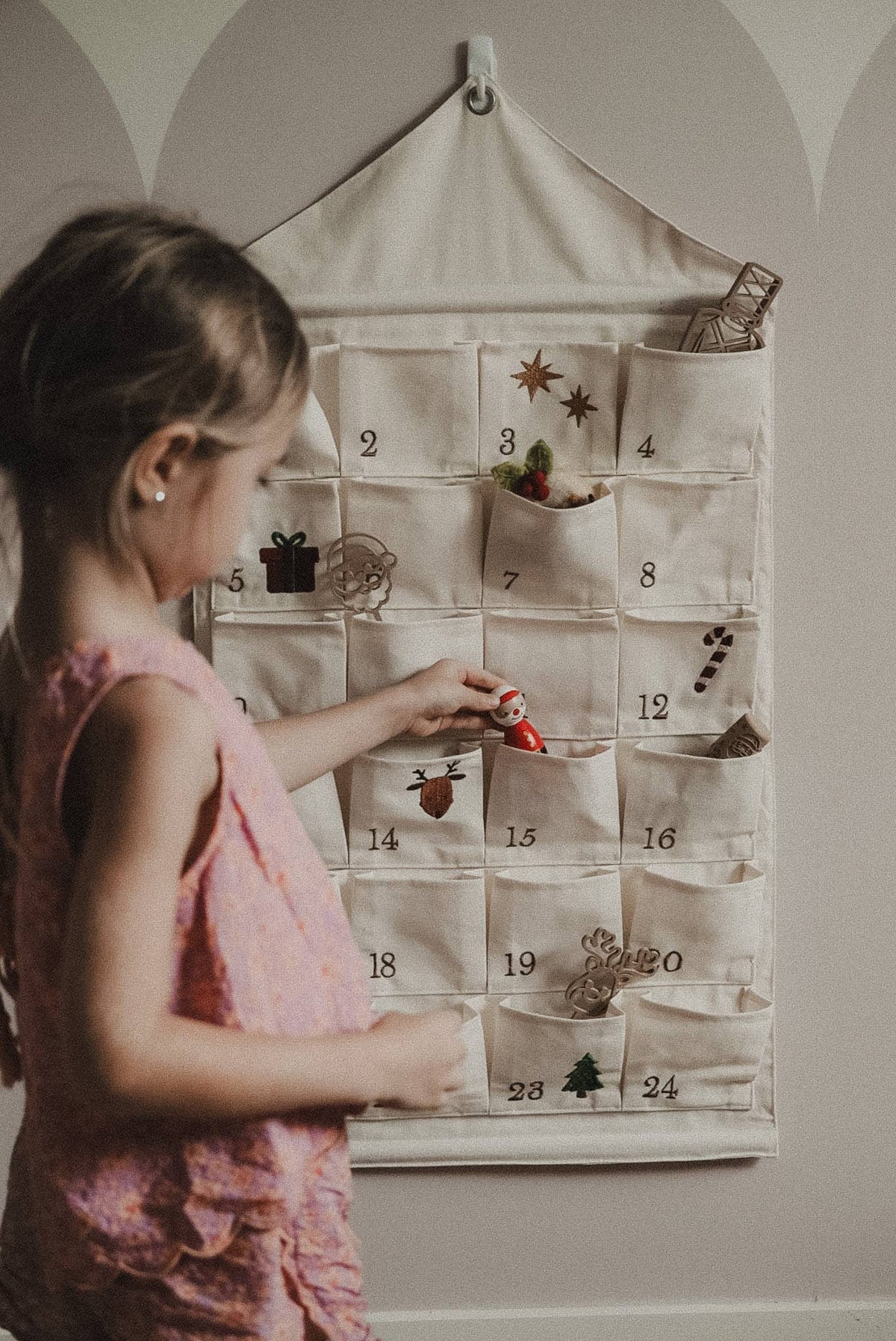 Reusable Fabric Christmas Advent Calendar