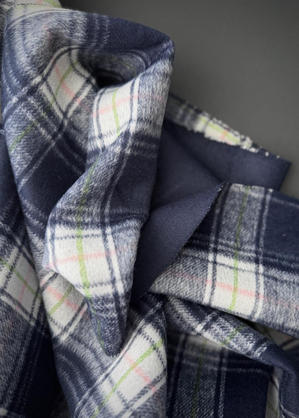 Double Sided Wool Coating, Sampson Check