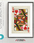 Queen of Hearts Cross Stitch Kit 