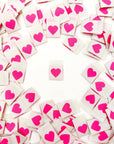 Pink Heart Woven Labels - Sewing & Knitting Labels