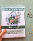 Raccoon Embroidery Kit