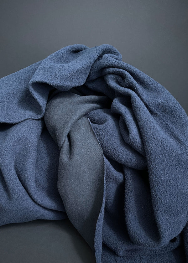 Everest - Cotton Sherpa Knit, Navy