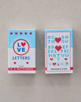 Mini Hoop Cross Stitch Kit: Love Letters