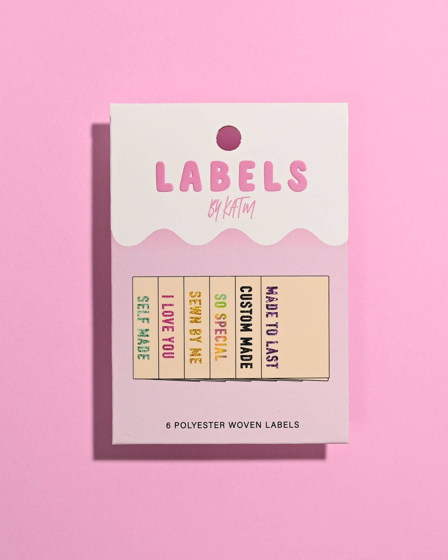 Metallic Side Seam (Cream) Woven Labels