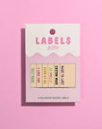 Metallic Side Seam (Cream) Woven Labels