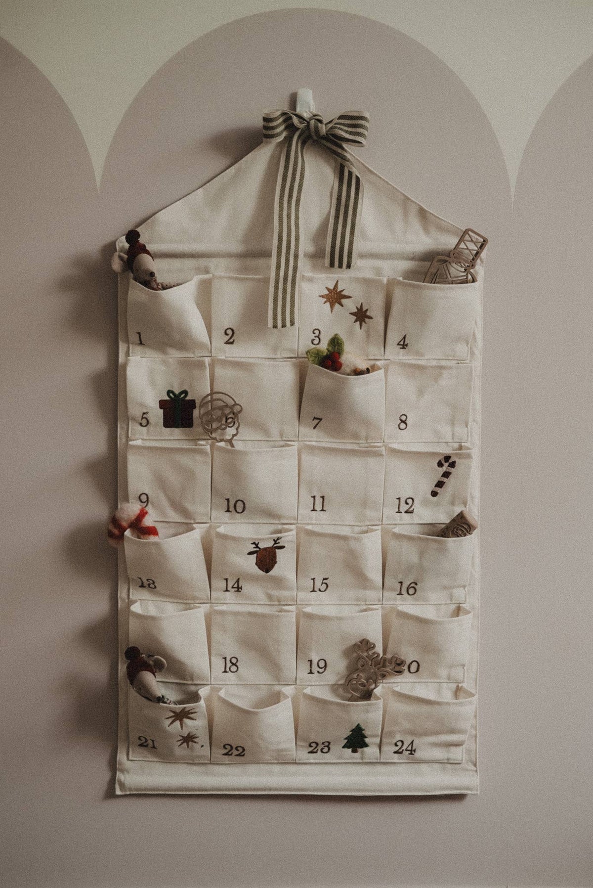 Reusable Fabric Christmas Advent Calendar