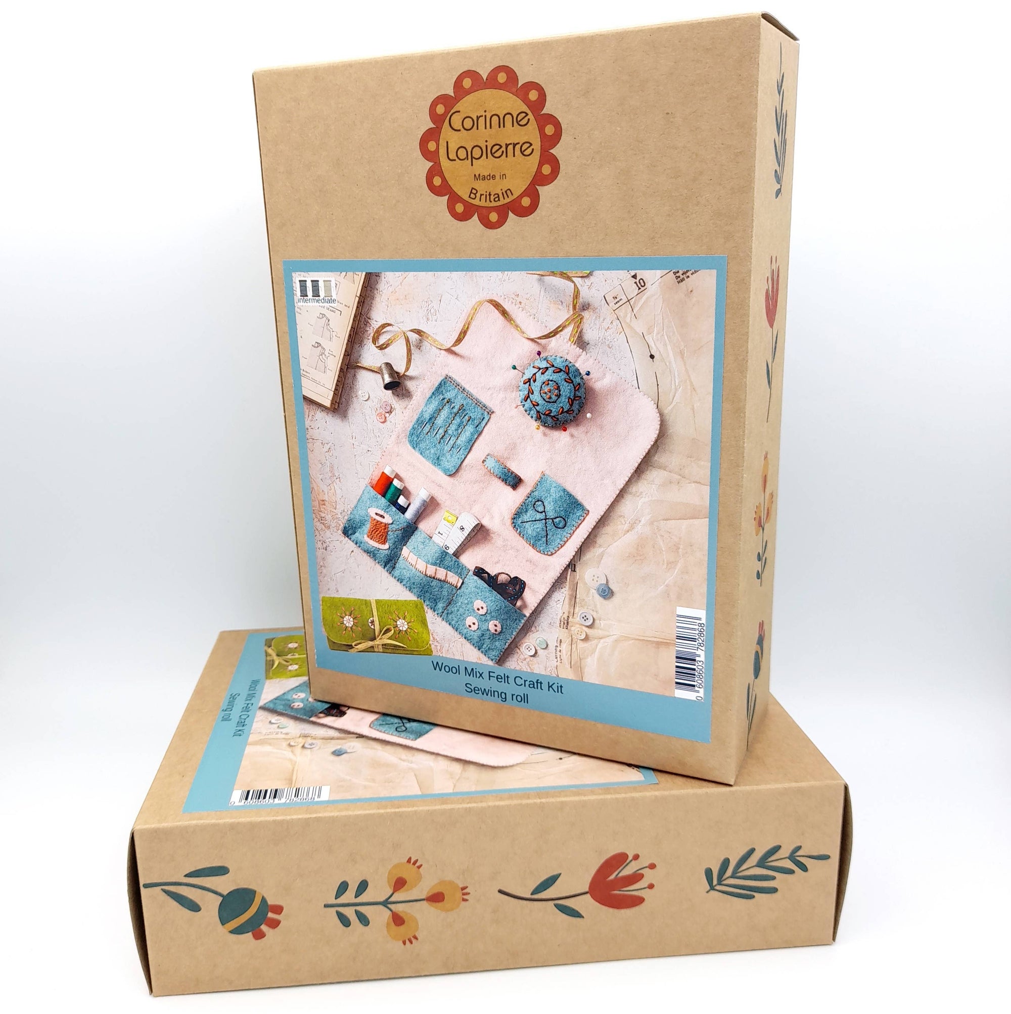 Sewing Roll - Felt Hand Stitching Kit, Corinne Lapierre