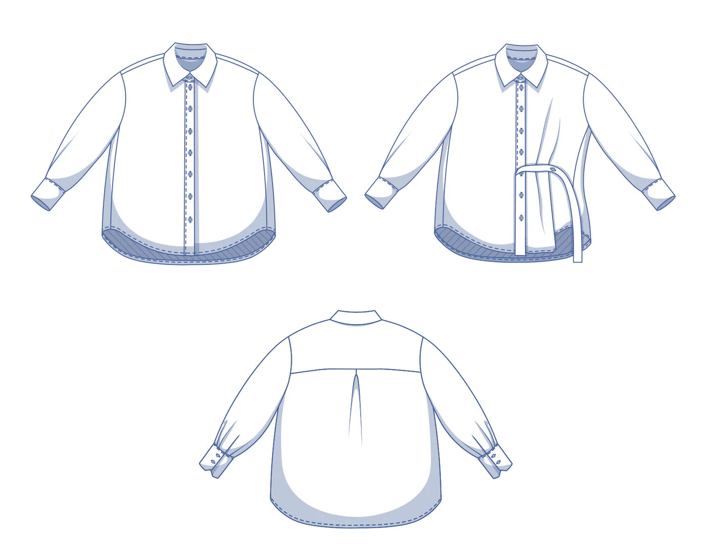 Fibre Mood Lydia, Logan, Libbie, Lena + Lee Shirts