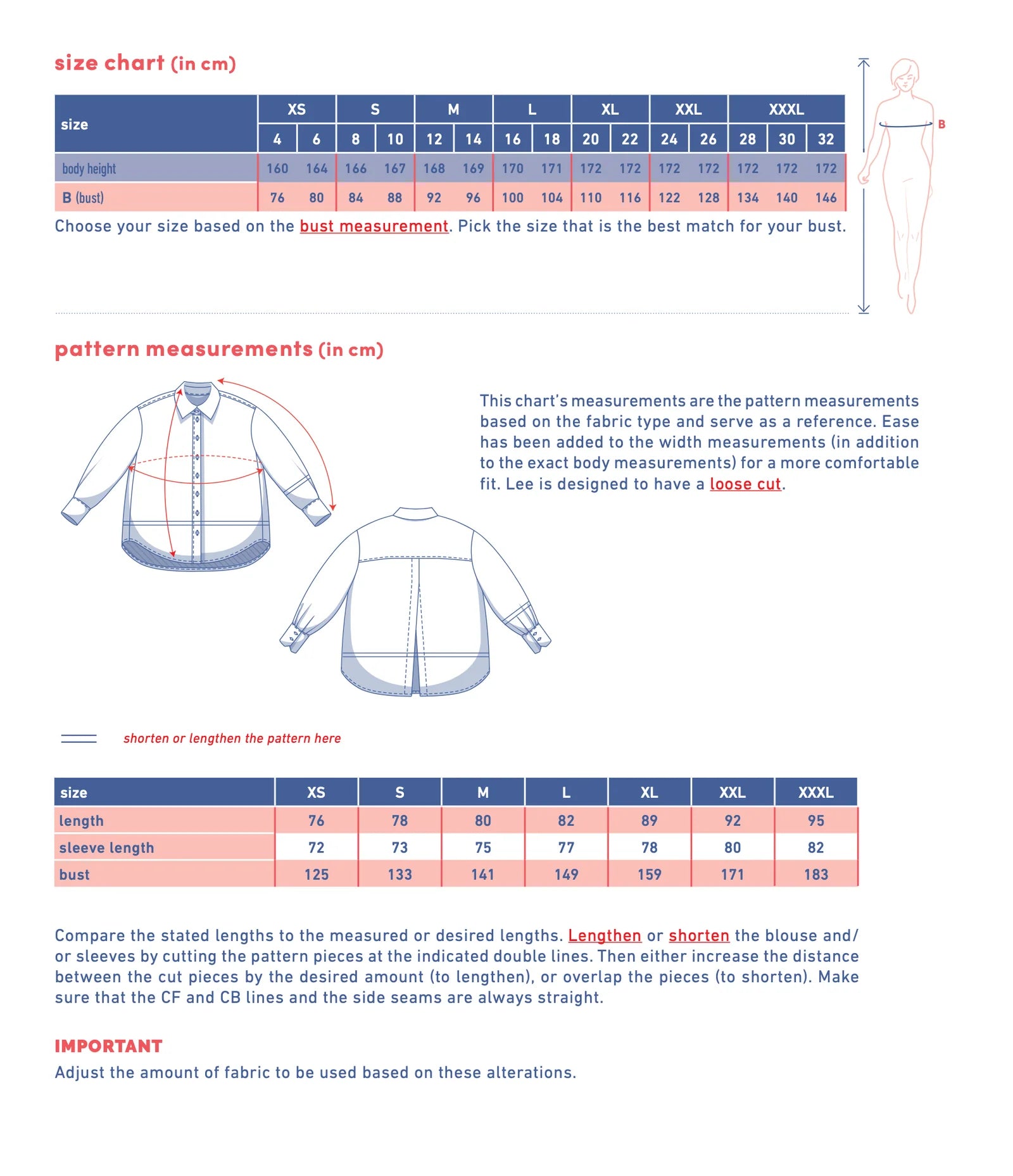 Fibre Mood Lydia, Logan, Libbie, Lena + Lee Shirts