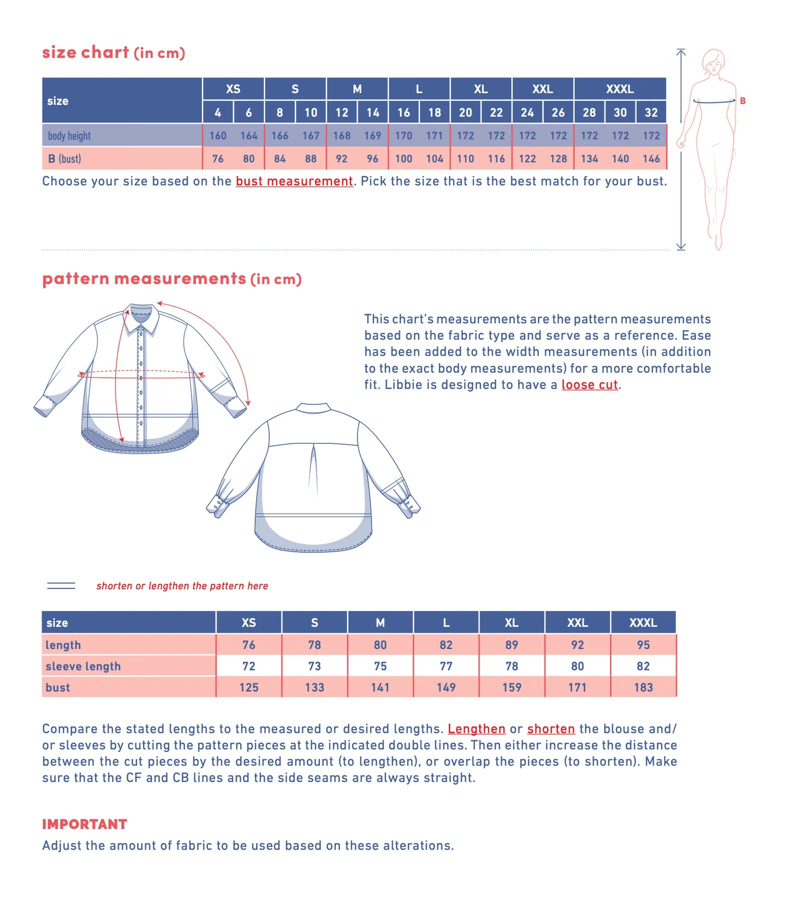 Fibre Mood Lydia, Logan, Libbie, Lena + Lee Shirts