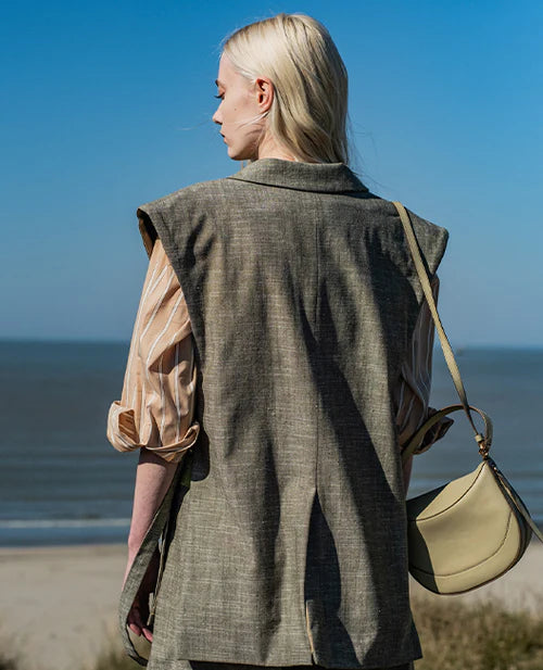 Fibre Mood Vega Sleeveless Blazer