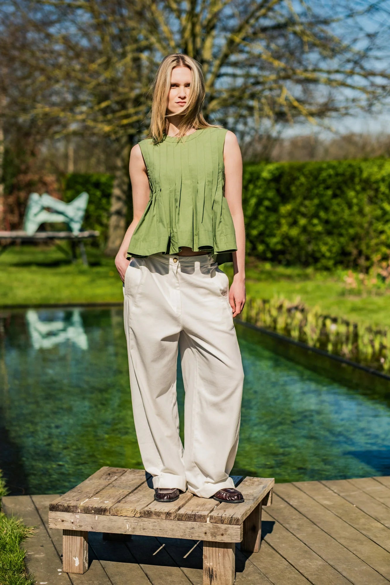 Fibre Mood Isola Pleated Tank