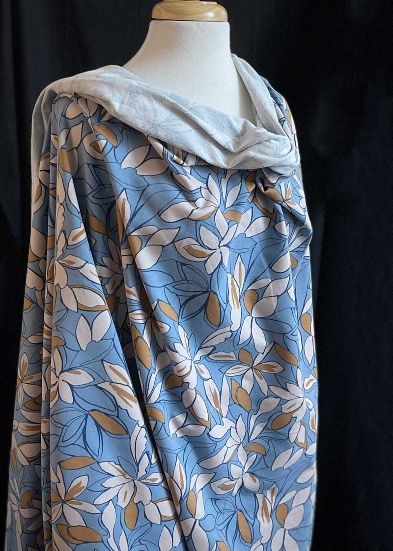 Cotton French Terry, Magnolia Blue