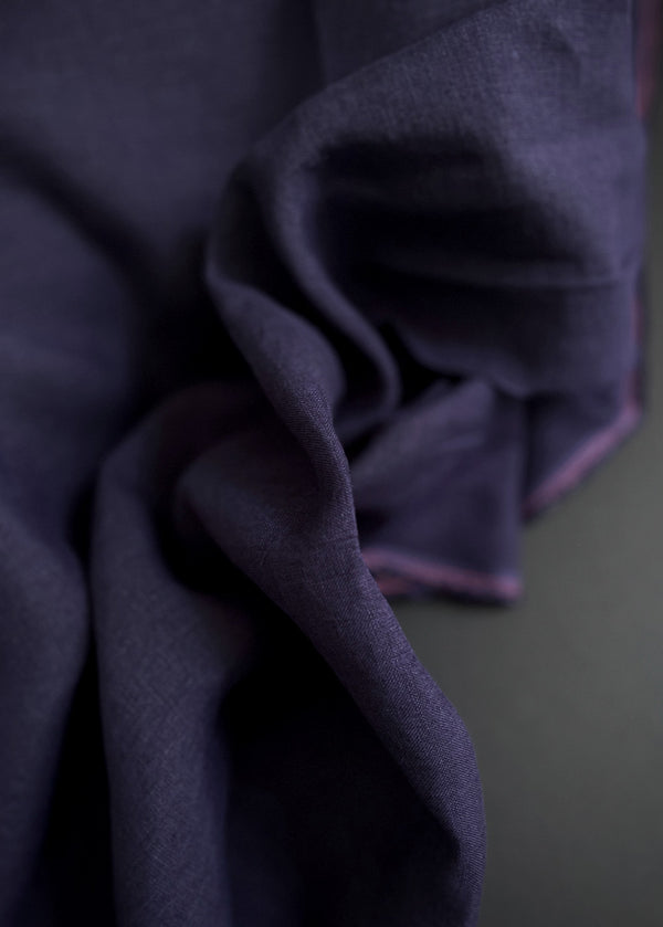 Grove Laundered Linen - Royal Ink
