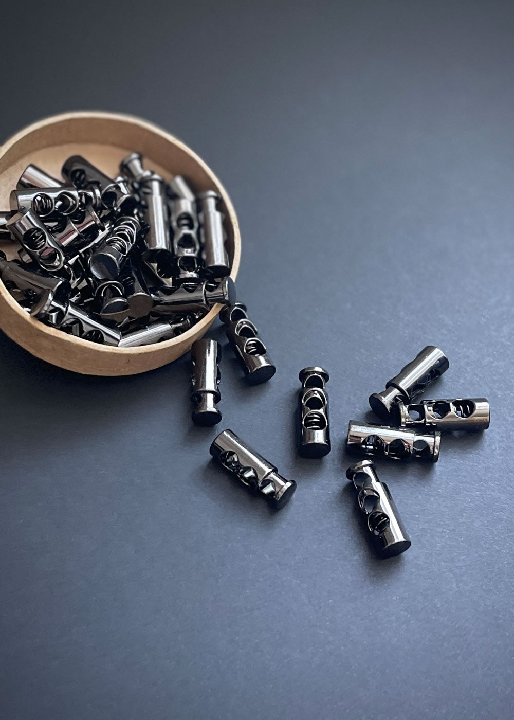 Gunmetal Cord Lock – Miss Maude