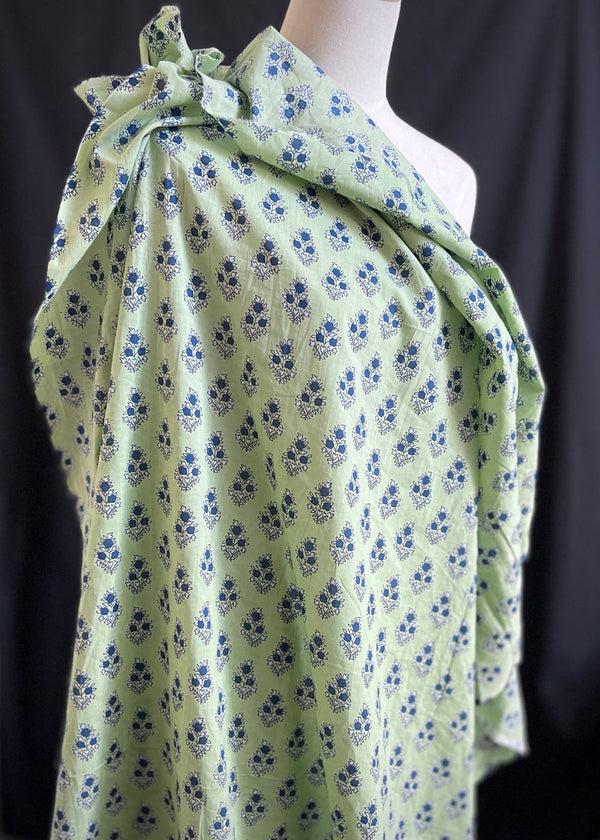 Hand Printed Cotton - Orchard Lane