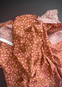 Viscose Lawn. Heart Beat, Burnt Ochre