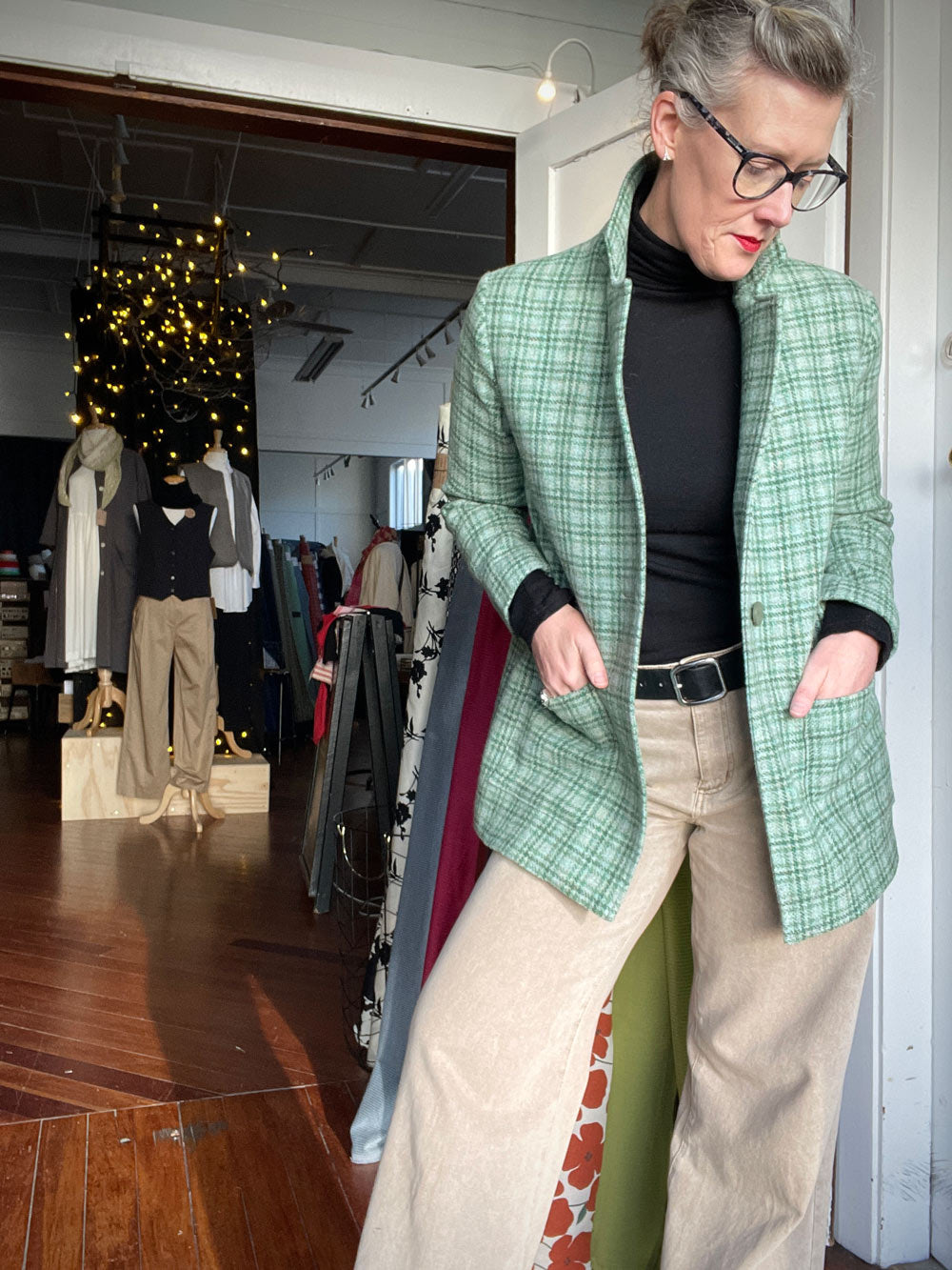 *Friday Pattern Company Heather Blazer Miss Maude