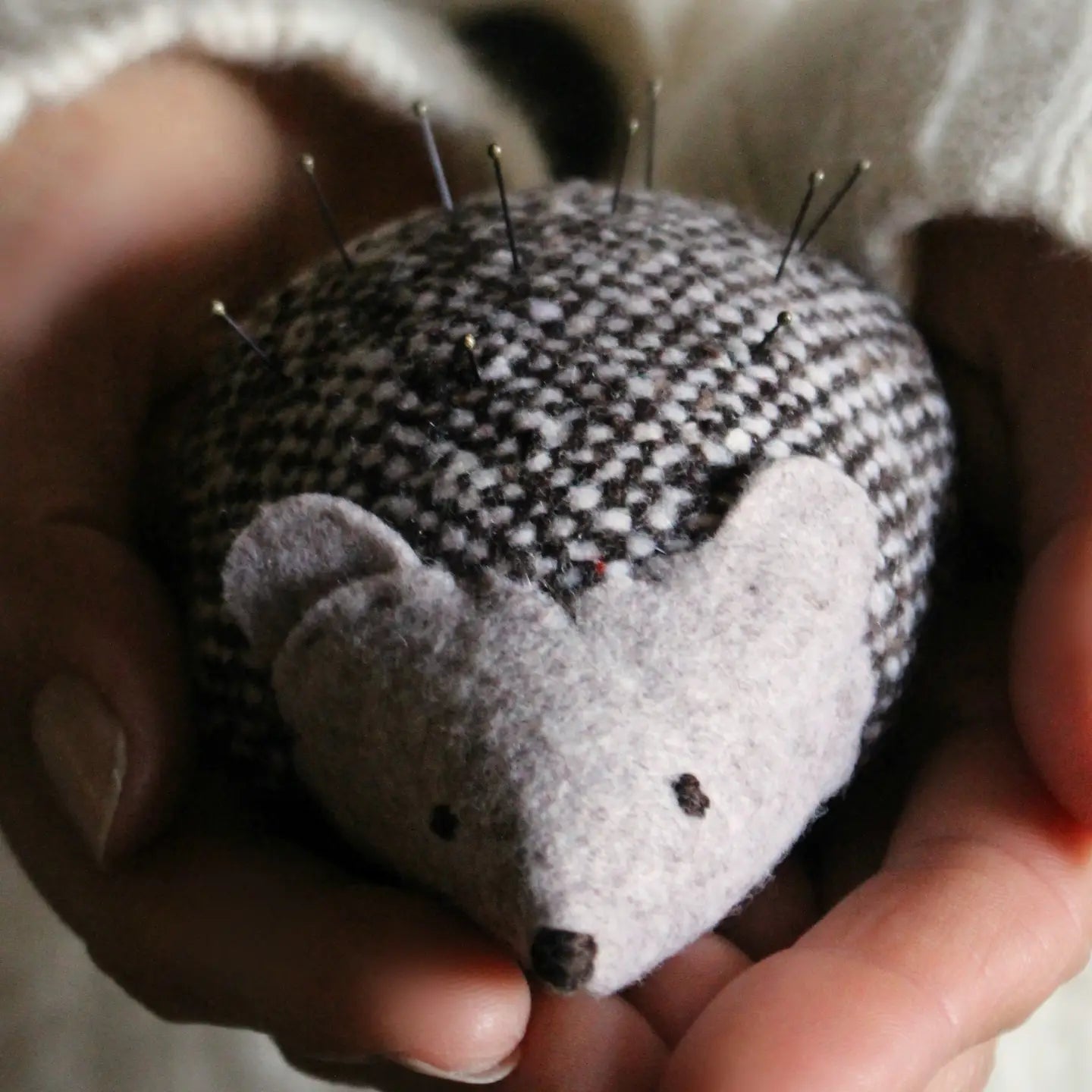 Never Not Knitting - Little Hedgehog Pincushion Sewing Pattern