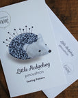 Never Not Knitting - Little Hedgehog Pincushion Sewing Pattern