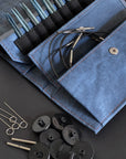Lykke 3.5" Knitting Needle Set, INDIGO