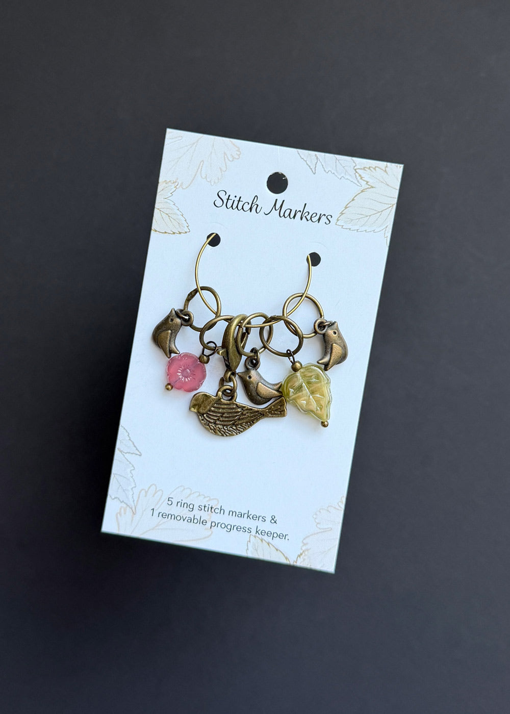 Finch Stitch Marker Set