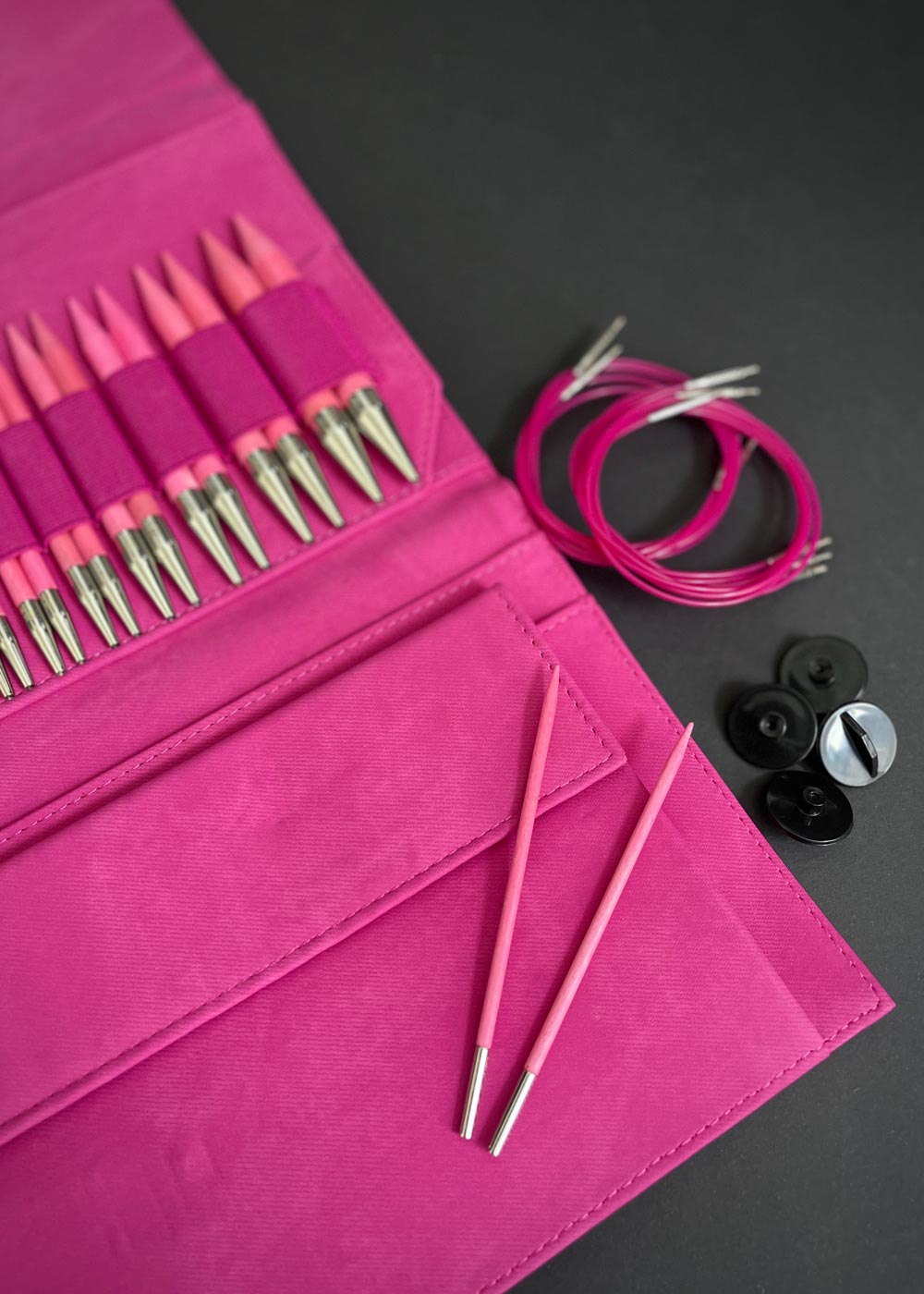 Lykke Knitting Needle Set. 5”, BLUSH PINK – Miss Maude