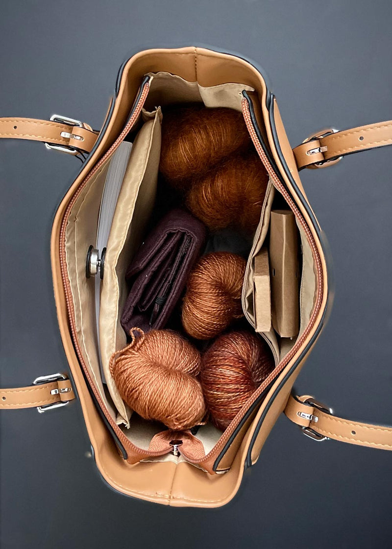 Lykke Lyra Knitting Tote - 3 colours