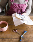Miffy Blue Cross Stitch Kit: Blue Top