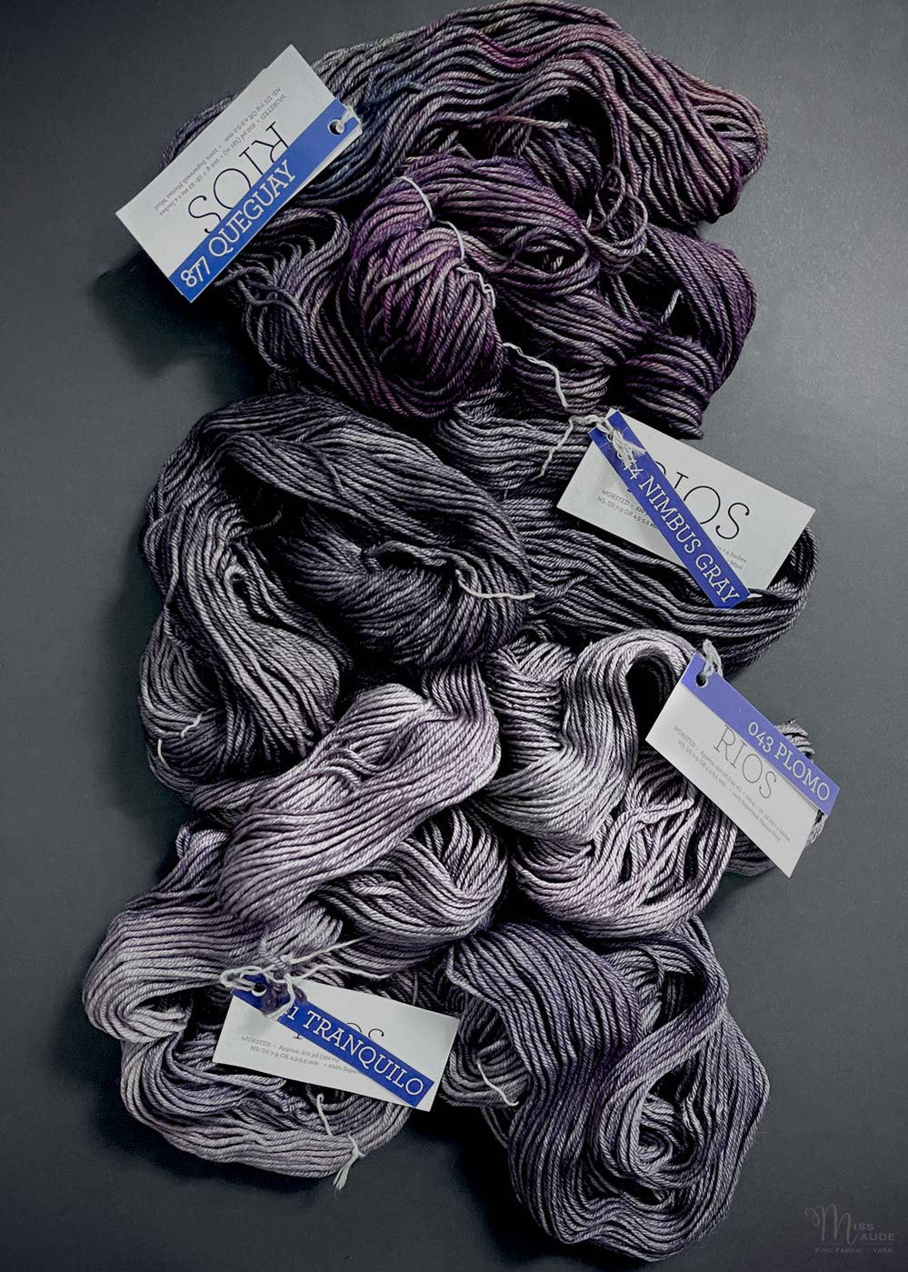 Malabrigo. Rios Merino Worsted 10ply. Tranquilo 841