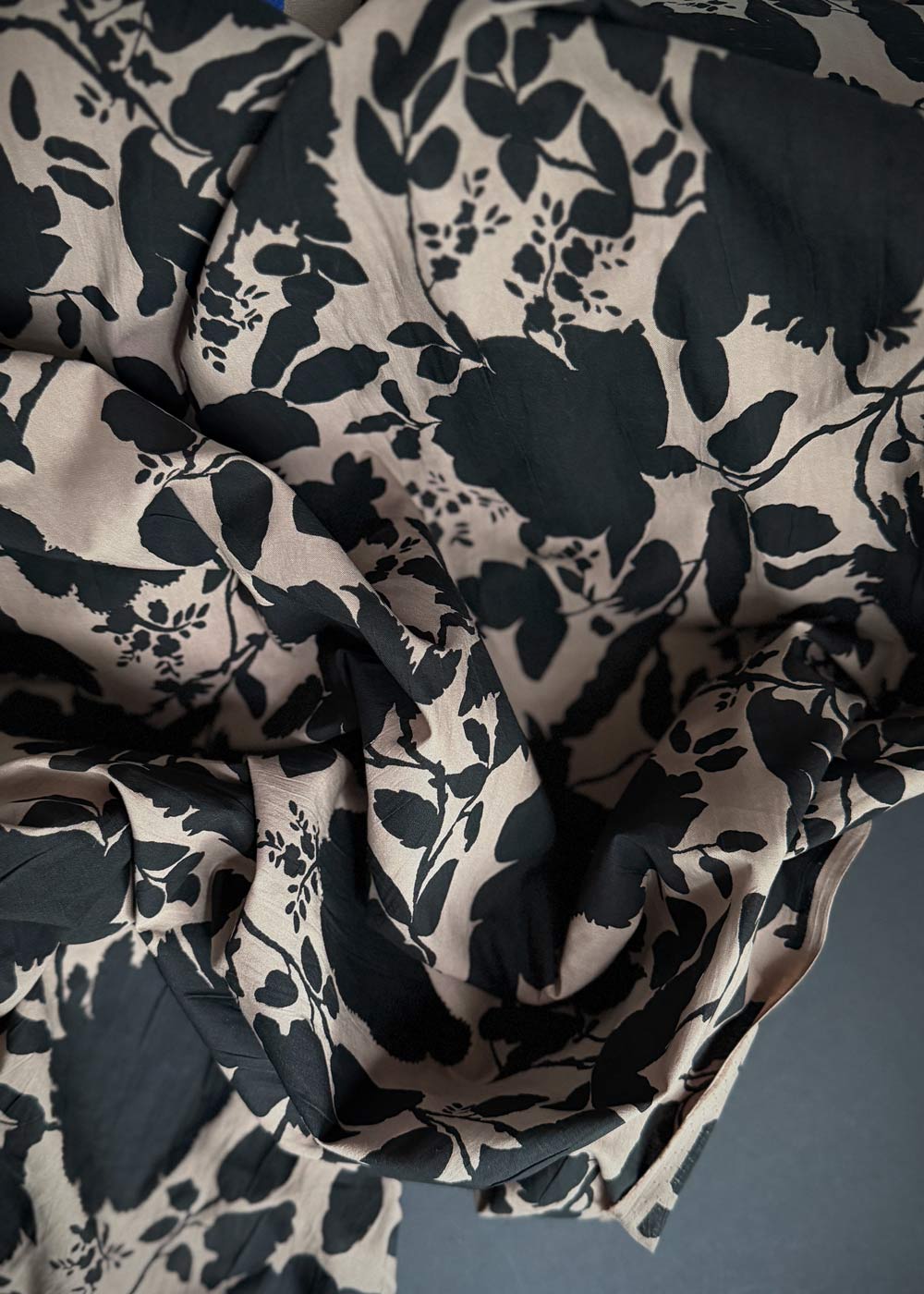 Twilight Fleur Textured Cotton