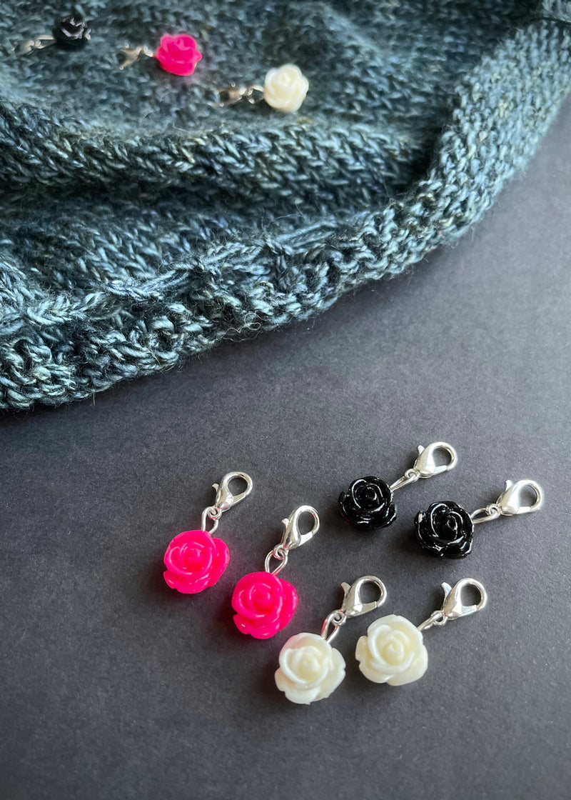 Miss Maude Roses Stitch Markers