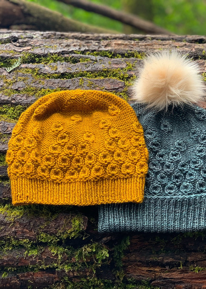 Pacific Rainforest Hat, Pip & Pin Knitting Pattern