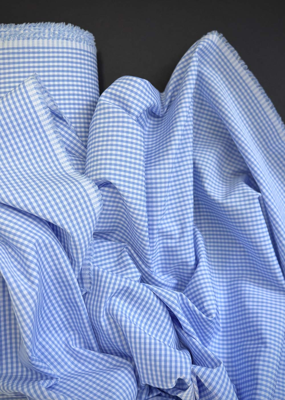 Italian Fine Cotton Shirting - Petit Vichy